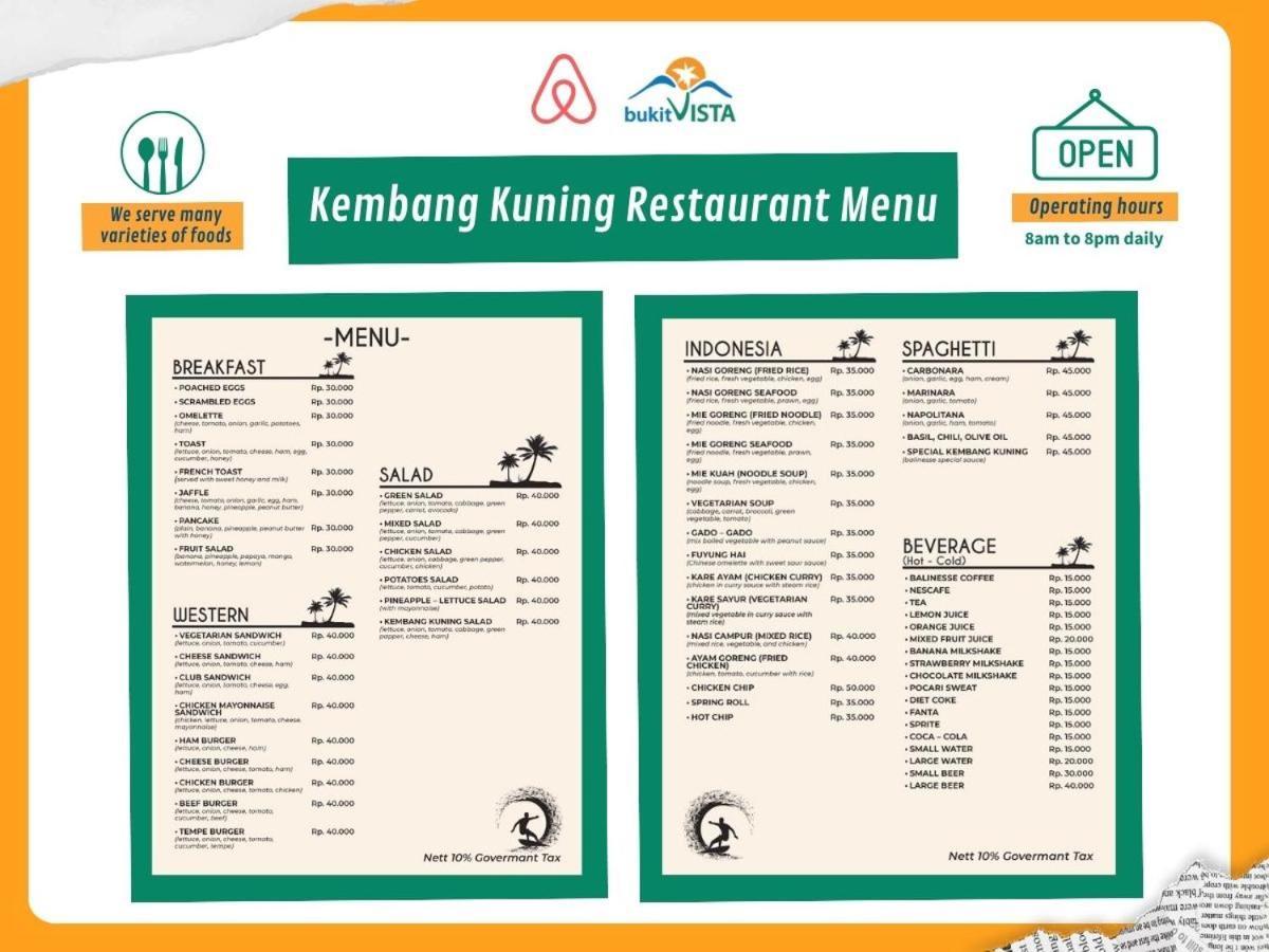 Kembang Kuning Hotel Uluwatu Buitenkant foto